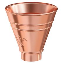 Водосборная воронка круглая Aquasystem, медь 125/90