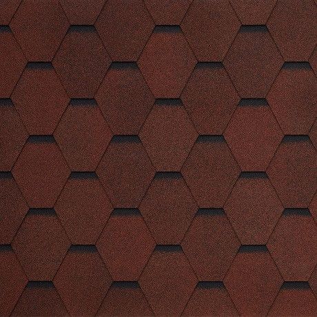 Гибкая черепица Tegola GARDA rosso 409 купить в Краснодаре