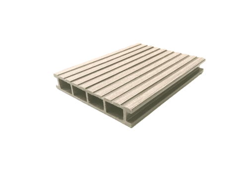 Террасная доска ECODECKING HIT из ДПК цвета Слоновая кость купить в Краснодаре