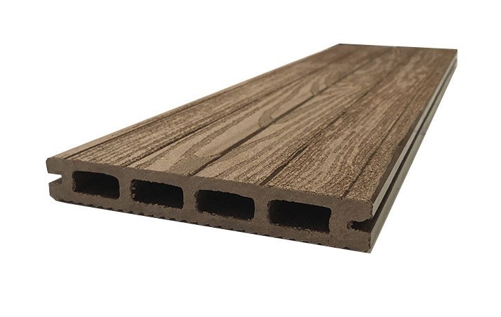 Доска террасная ДПК NanoWood «Lite» Derevo двусторонняя - Шоколад 140×20 см купить в Краснодаре