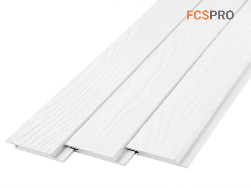 Фиброцементный сайдинг FCSPRO Click Shtil F01 (Белый минерал) купить в Краснодаре