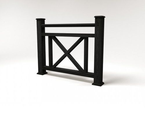 Ограждение из древесно-полимерного композита FG2 кварц купить в Краснодаре