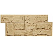 Фасадная панель T-Сайдинг, Гранит Леон Бежевый