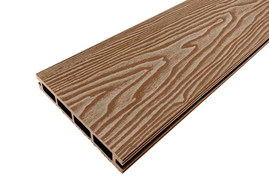 Террасная доска Holzhof, NauticPrime (Light) Esthetic Wood, Коричневый купить в Краснодаре