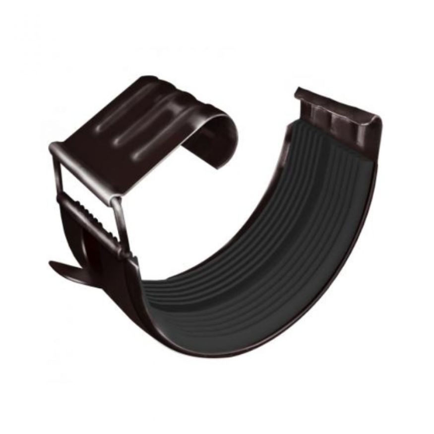 Соединитель для желоба Grand Line, коричневый (RAL 8017) купить в Краснодаре