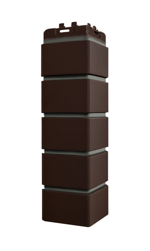 Угол Grand Line, Клинкерный кирпич Design, Цвет Шоколад. купить в Краснодаре
