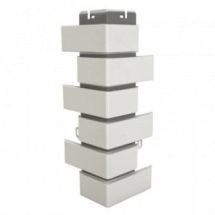 Белый клинкерный кирпич для наружного угла