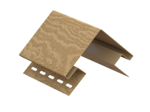 Наружный угол Ю-Пласт, Timberblock, цвет Кедр Янтарный