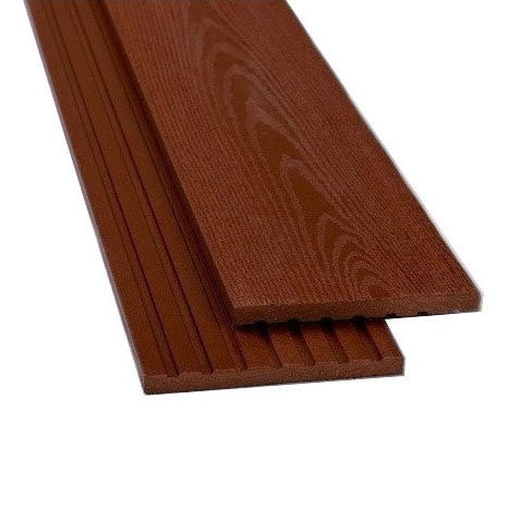 Заборная доска из композитного материала ECODECKING в терракотовом цвете купить в Краснодаре
