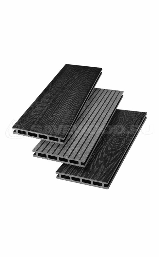 Террасная доска ДПК SaveWood, SW Carpinus (R), Черный купить в Краснодаре