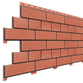 Фасадная панель Доломит, Кирпич, Красный купить в Краснодаре