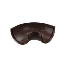 Внешний угол желоба 90° Docke Standard, темный коричневый