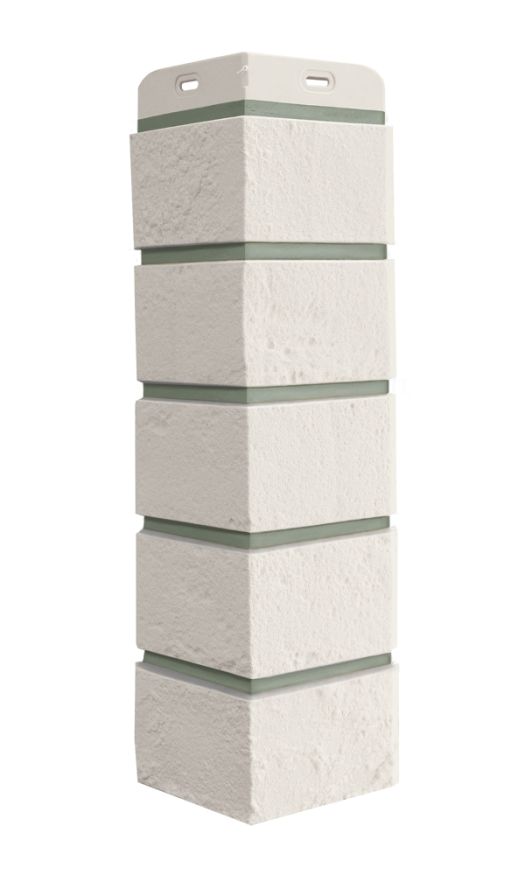 Угол наружный Grand Line, Состаренный кирпич Design, Молочный, шов RAL 7006 купить в Краснодаре