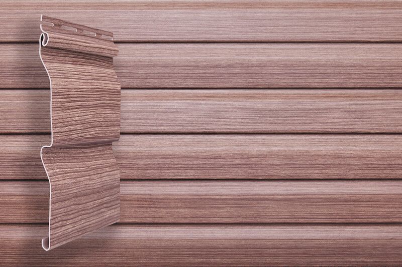 Сайдинг Grand Line, Корабельная доска Tundra, Цвет Рябина купить в Краснодаре