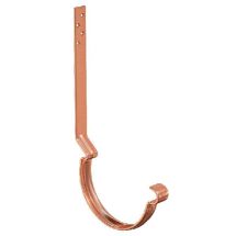 Удлиненный усиленный крюк для крепления желоба Aquasystem, медь 125/90