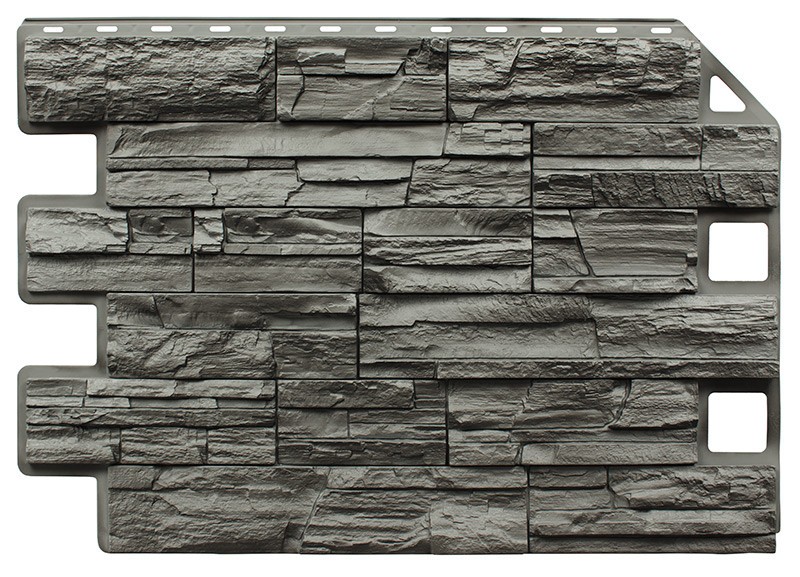 Фасадная панель Royal Stone, Скалистый камень, Квебек. купить в Краснодаре