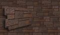 Фасадная панель VOX Sandstone (Сандстоун) в темно-коричневом цвете купить в Краснодаре