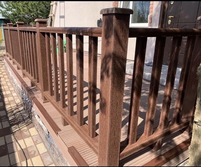 Перила FAYNAG ДПК WOOD цвета слоновой кости купить в Краснодаре