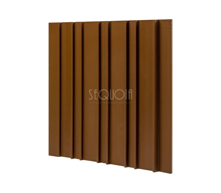 Доска фасадная SEQUOIA co-extrusion Светло-коричневая купить в Краснодаре
