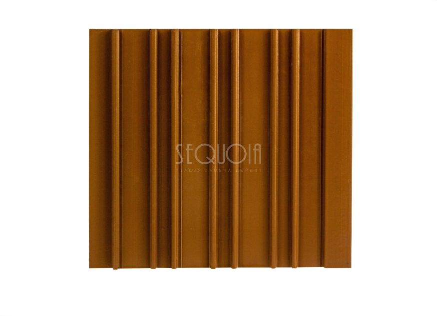 Доска фасадная SEQUOIA co-extrusion Светло-коричневая купить в Краснодаре