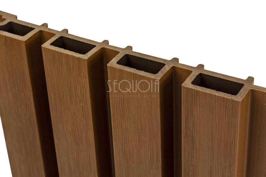 Доска фасадная SEQUOIA co-extrusion Светло-коричневая купить в Краснодаре