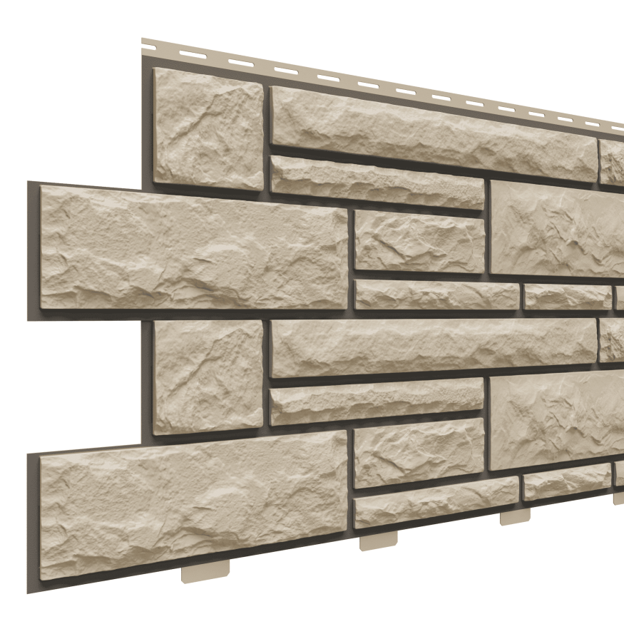Фасадные панели Доломит, Брусчатка Доломит, Сандал 3000 мм купить в Краснодаре