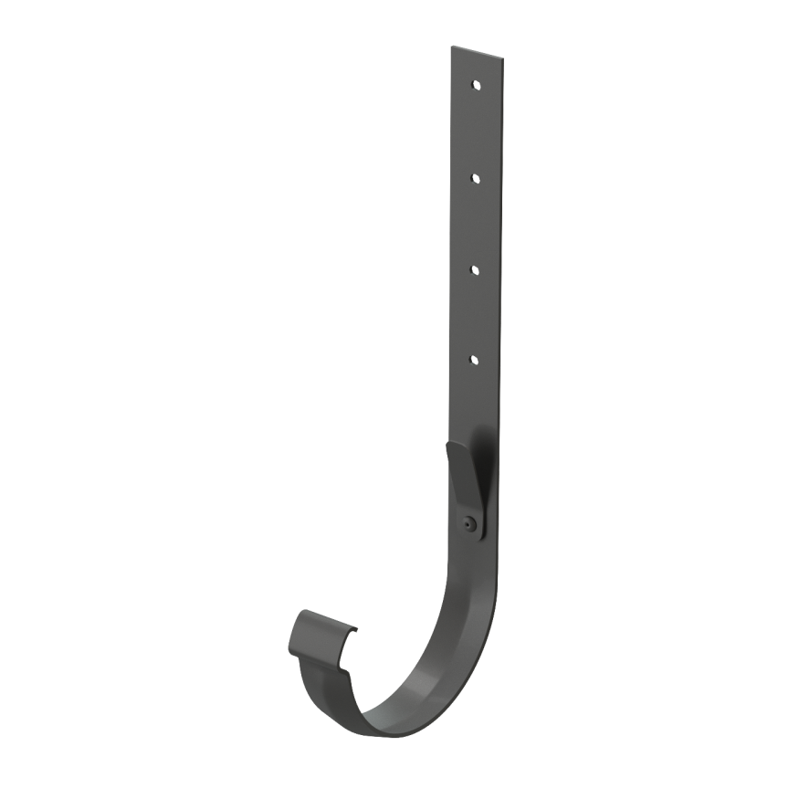 Металлический кронштейн для желоба Docke Lux, Графит купить в Краснодаре
