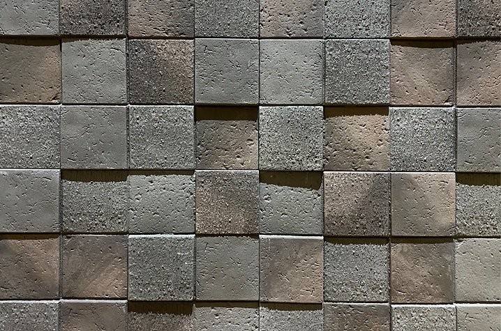 Фиброцементные панели КАНЬОН коллекция 3D-МОЗАЙКА 45 купить в Краснодаре