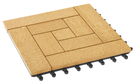 Модульный паркет ДПК GRINDERDECO Люкс 10 Цвет Песчаник купить в Краснодаре