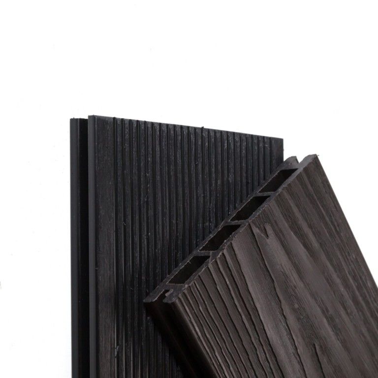 Террасная доска Экодекинг Титан 3D, Антрацит купить в Краснодаре