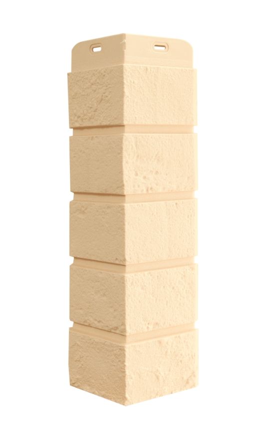 Угол наружный Grand Line, Состаренный кирпич Classic, Бежевый купить в Краснодаре