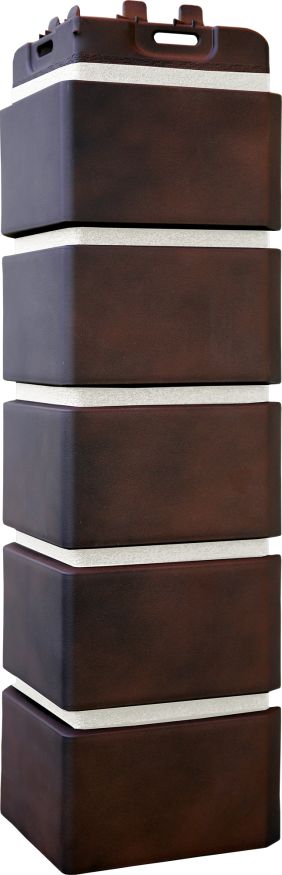 Угол наружный Grand Line, Клинкерный кирпич Design Plus, Кофе с белым швом купить в Краснодаре