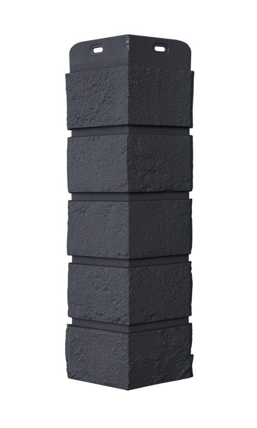 Угол наружный Grand Line, Состаренный кирпич Classic, Графит купить в Краснодаре