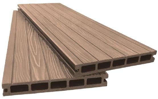 Террасная доска ДПК 3D Ай-Техплас 160x22, цвет какао купить в Краснодаре