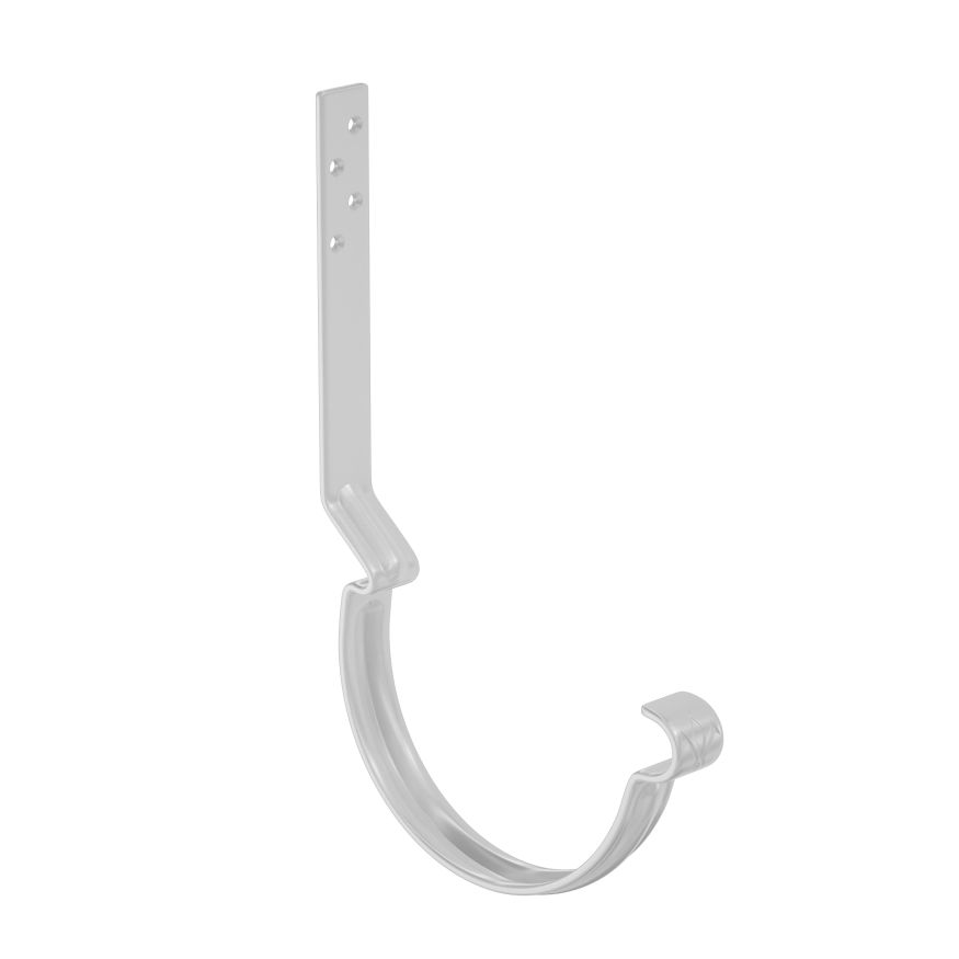 Крюк длинный усиленный модернизированный с комплектом крепления Aquasystem, RAL 9003 Белый 125/90 купить в Краснодаре