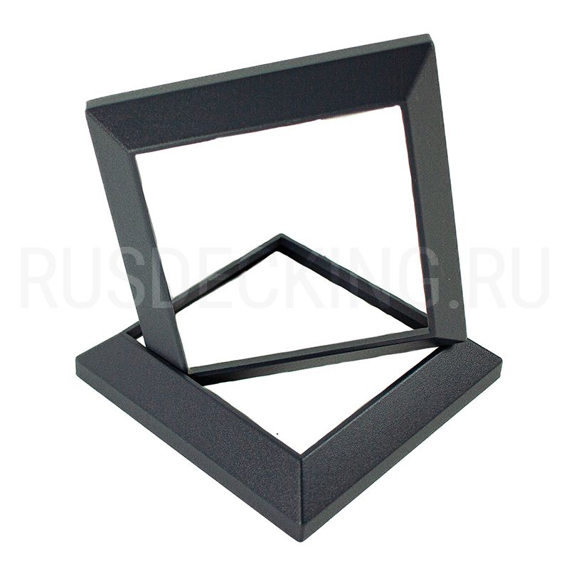 Рамка столба ограждения RusDecking Unodeck Графит купить в Краснодаре