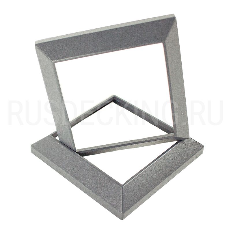 Рамка столба ограждения RusDecking Unodeck Серый купить в Краснодаре