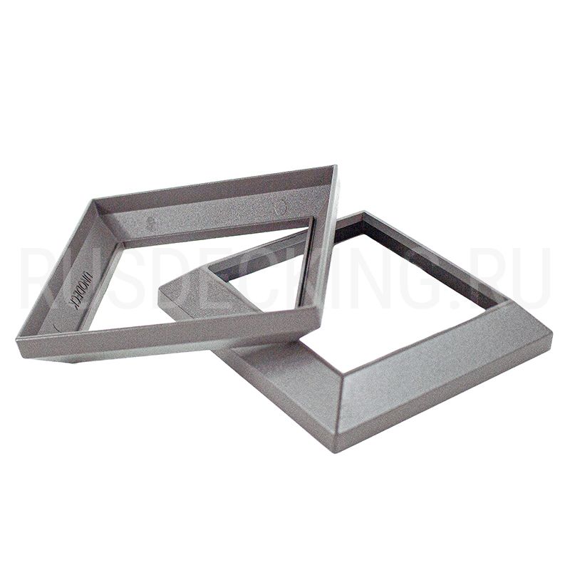 Рамка столба ограждения RusDecking Unodeck Серый купить в Краснодаре