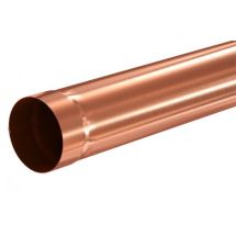 Водосточная труба Aquasystem 1.00м из меди 125/90