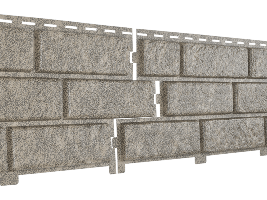 Фасадные панели Ю-Пласт, Стоун Хаус Кирпич, Бежевый купить в Краснодаре