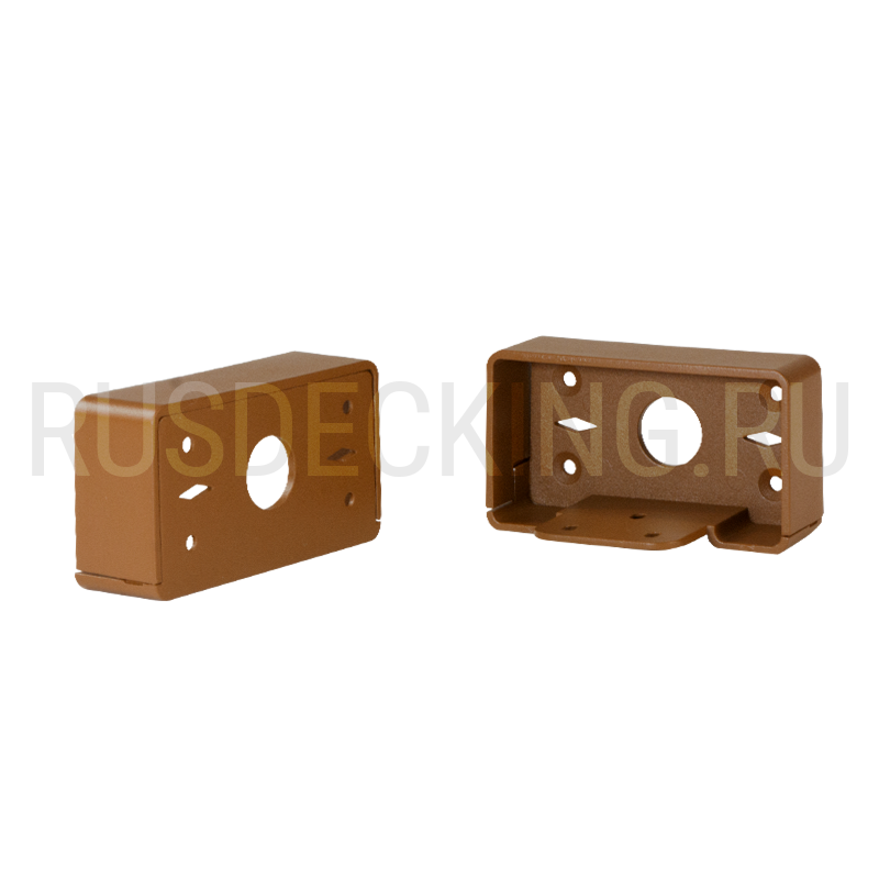 Комплект крепления перил прямое RusDecking Unodeck Орех купить в Краснодаре