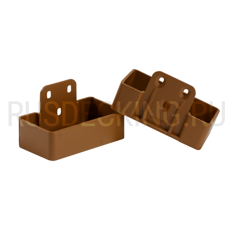 Комплект крепления перил прямое RusDecking Unodeck Орех купить в Краснодаре