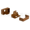 Комплект крепления перил прямое RusDecking Unodeck Орех купить в Краснодаре