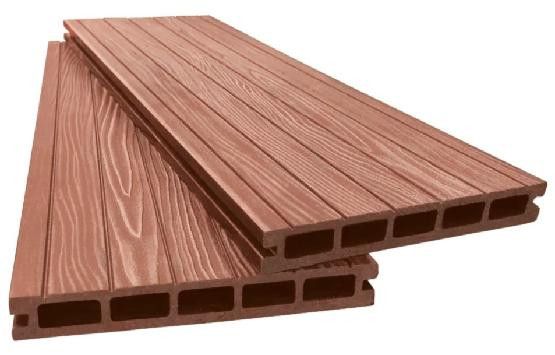 Террасная доска ДПК 3D Ай-Техплас 160х22 терракотового цвета купить в Краснодаре