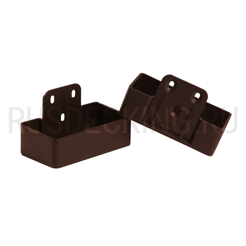 Комплект крепления перил прямое RusDecking Unodeck Венге купить в Краснодаре