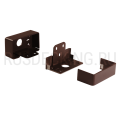 Комплект крепления перил прямое RusDecking Unodeck Венге купить в Краснодаре