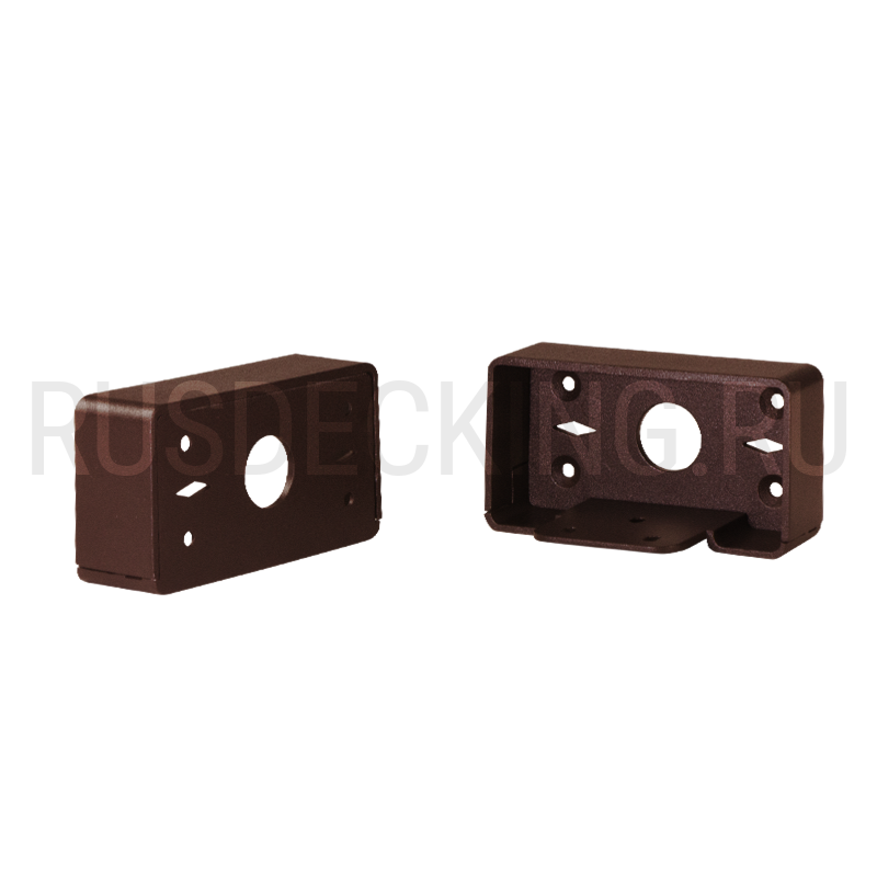 Комплект крепления перил прямое RusDecking Unodeck Венге купить в Краснодаре