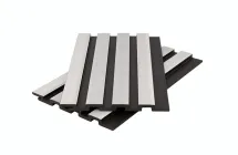 Фасадная панель брусковая из ДПК Polivan Group CO-EX MIX, White