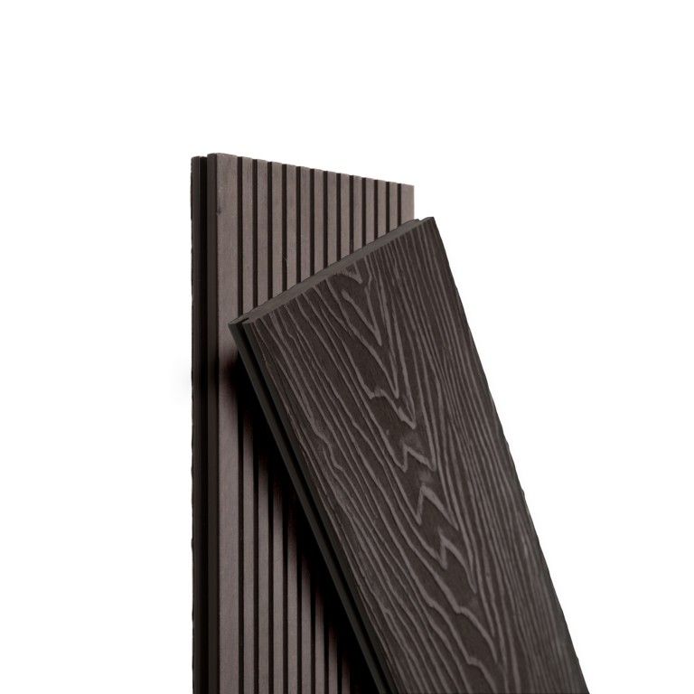 Террасная доска Экодекинг Топ полнотелая, Венге купить в Краснодаре