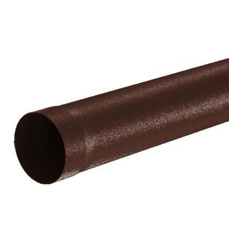 Водосточная труба Aquasystem, коричневая матовая RAL 8017, 3.00 м, 150/100 купить в Краснодаре